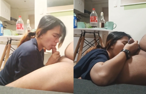 Showcasing Her Blowjob Skills! Fuckkk Grabe Hinigop Pati Ang Betlog!
