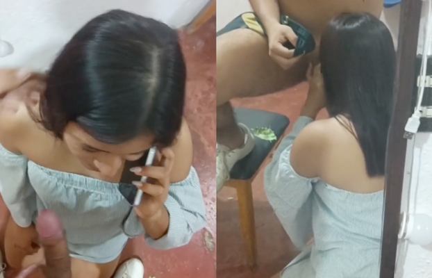 “Wait Lang Babe, Yung Etits Mo Malikot.. Kausap Ko Boypren Ko sa Phone”